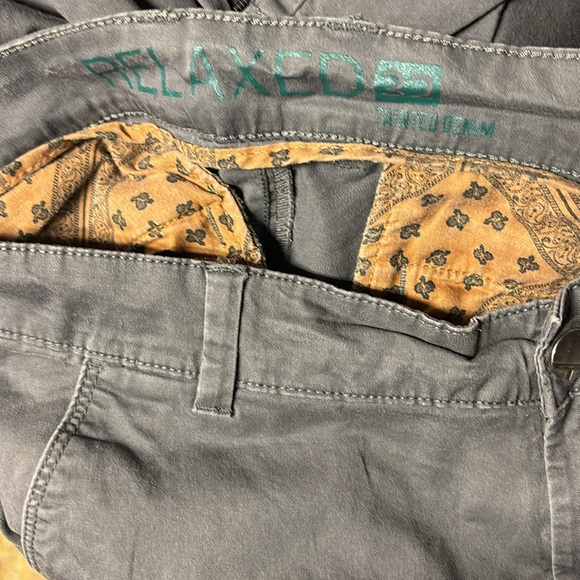 Tainted Denim Men’s Relaxed Grey Chino Pants Size 32 - Picture 4 of 9